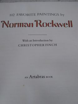 Norman Rockwell book, 102 Favorite Paintings