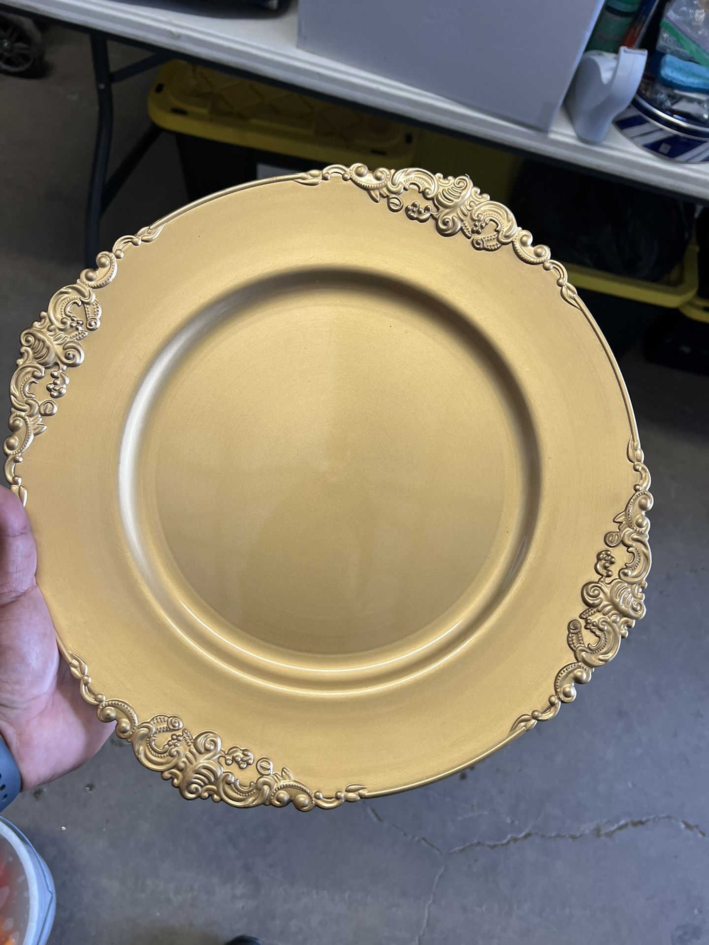 Champagne Plate Chargers