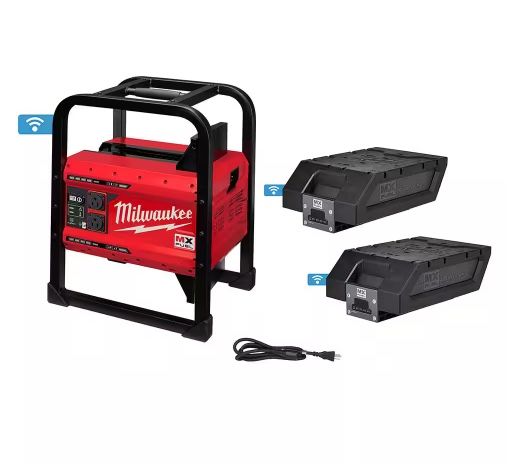 🔥 MILWAUKEE MX FUEL 3600W Portable Power Supply w2 Batteries & XC406 6.0Ah Battery Pack Brand new!