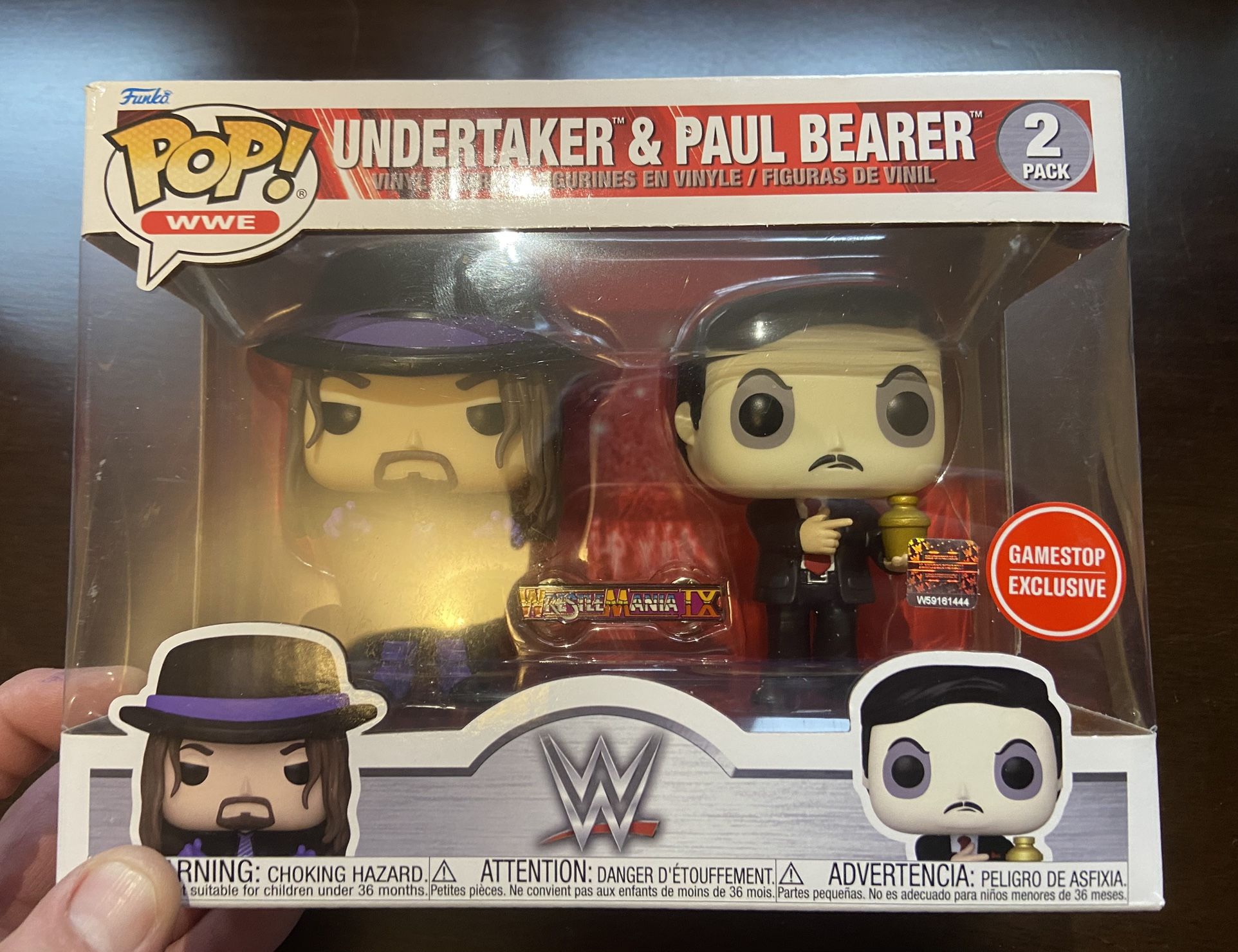 WWE Undertaker & Paul Bearer Funko Pop 
