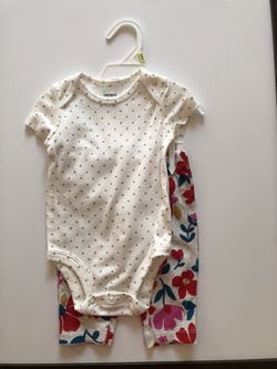 Brand New Carter’s  Size 3 Months Set Of 2 