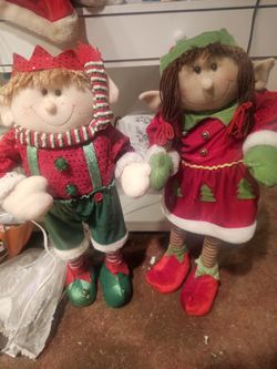 Free Two Christmas Elves