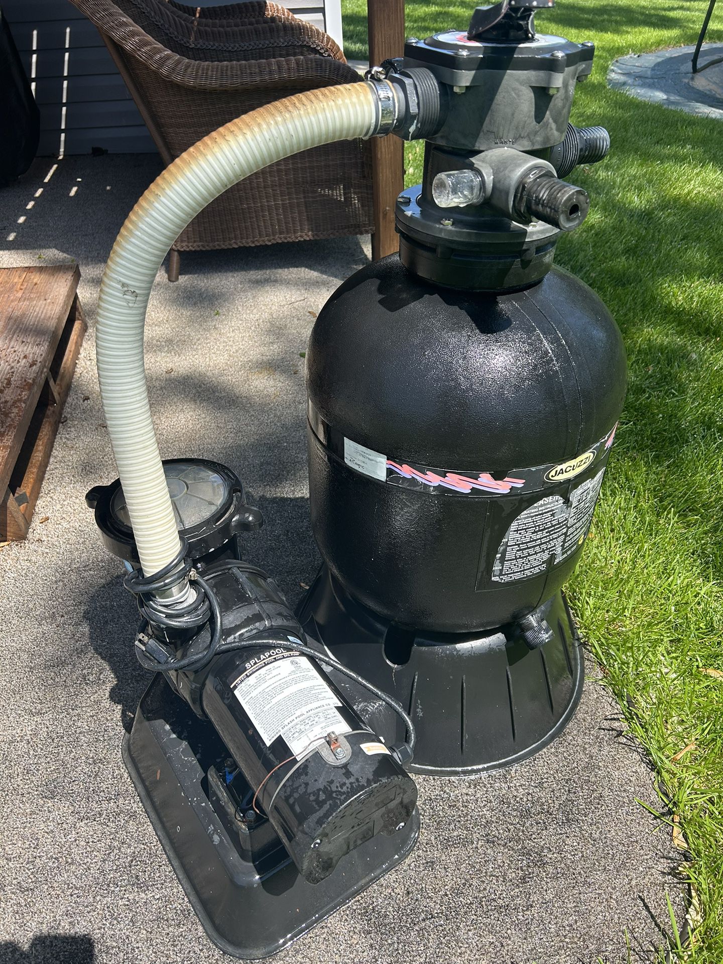 Pool Sand Filter And  Pump