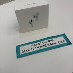 Apple Airpods Pro 3 Bluetooth Headphones New - Pay $1 DOWN AVAILABLE - NO CREDIT NEEDED