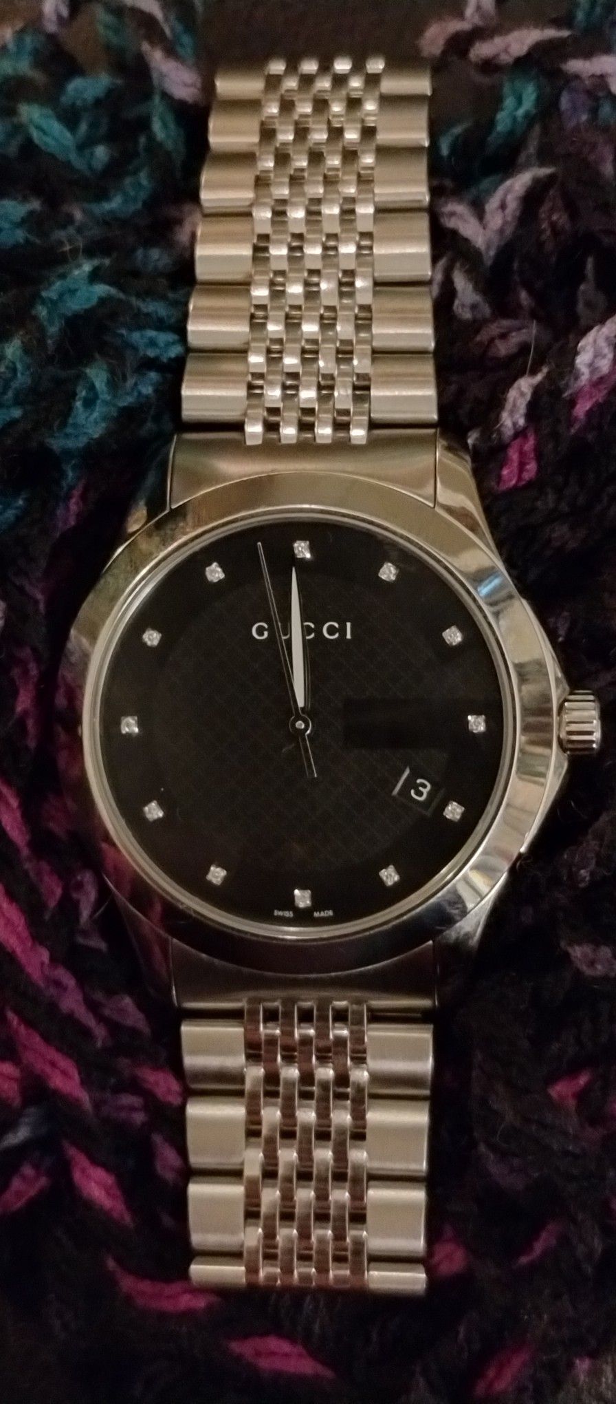 Authentic Gucci Mens Wrist Watch 