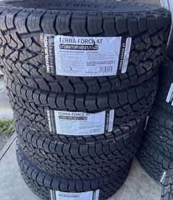 LT 265/70R16 All Terrain Tire Set