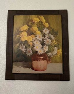 Vintage daisy print