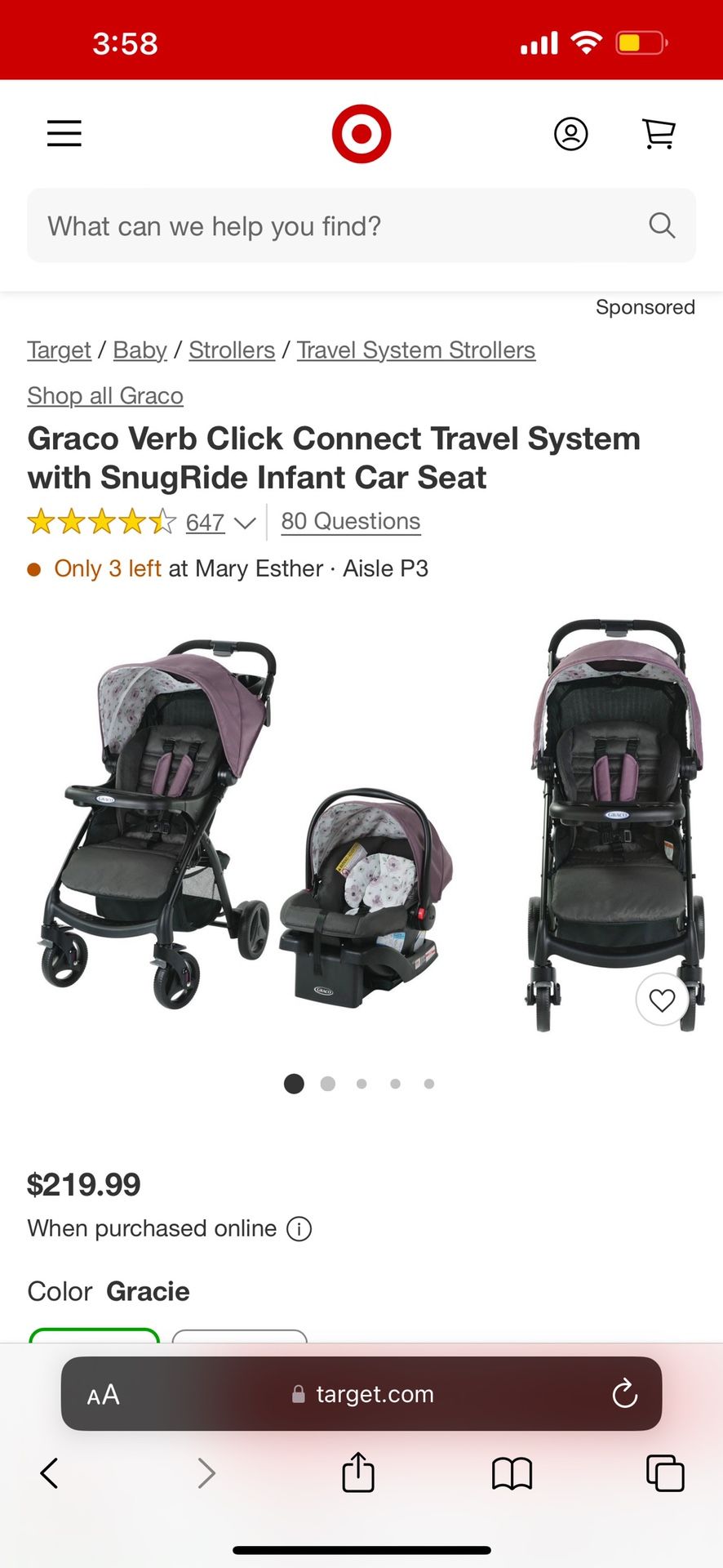 Car seat And  Stroller