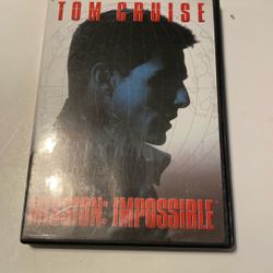 Tom Cruise Mission Impossible DVD 