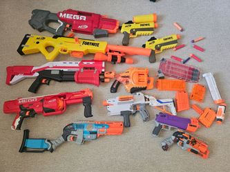 Nerf gun lot. Everything pictured.