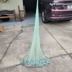 12 1/2 Ft Mullet Net Heand Made  2 1/2 Mash. 