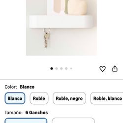 Wooden Shelf key rack 