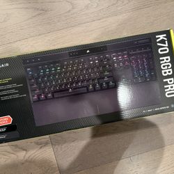 Corsair K70 RGB PRO Mechanical Keyboard For Mac And PC, Aluminum Gaming Super Fast Tactil Feeling