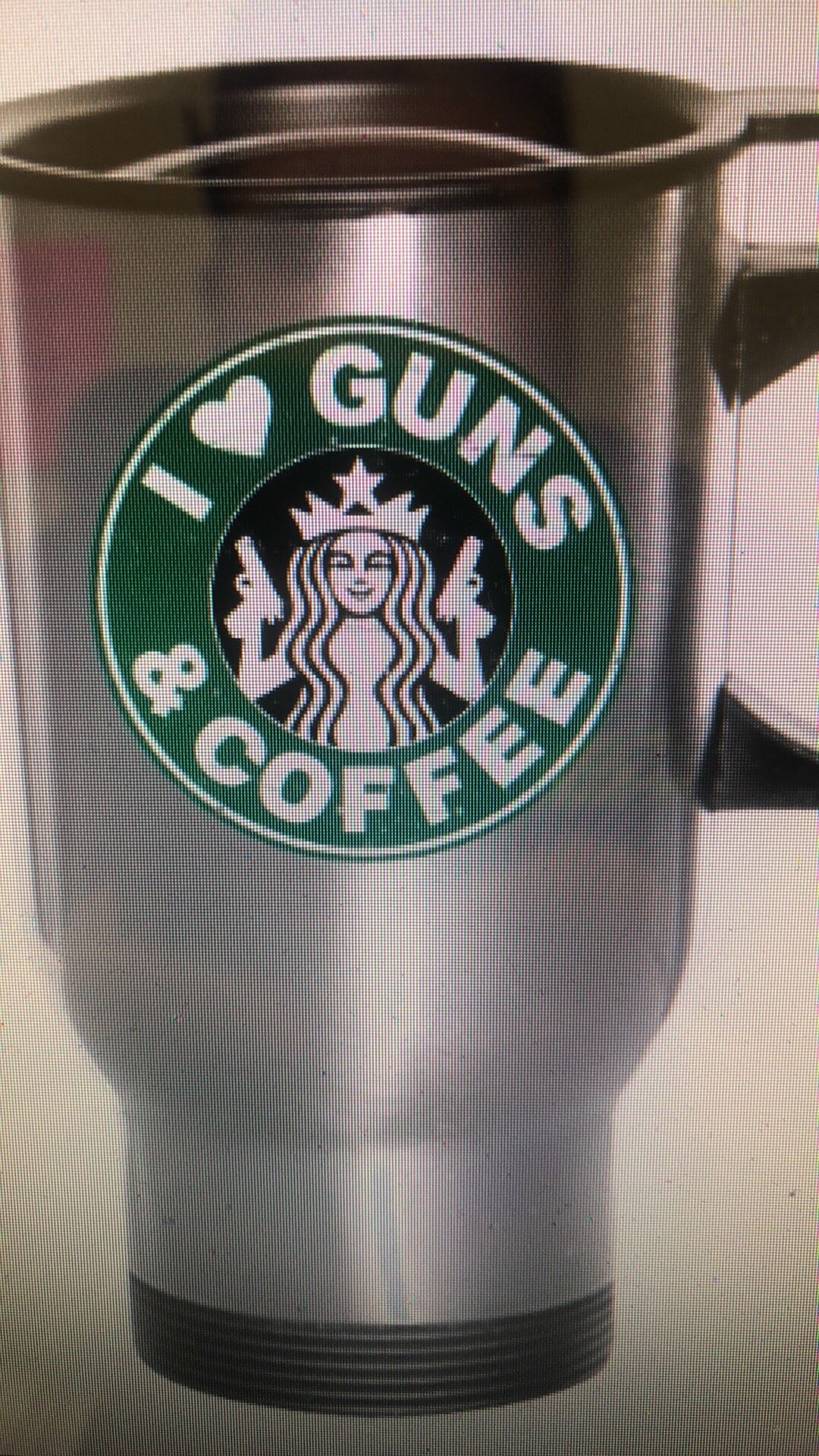 New Guns and Coffee tumbler