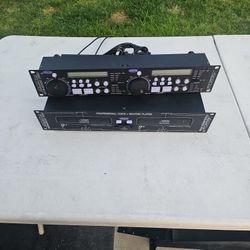 VocoPro Double Deck CD And CD+G Karaoke Player