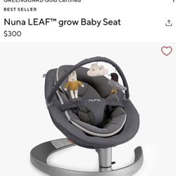 Nuna Leaf Grow Baby Swing 