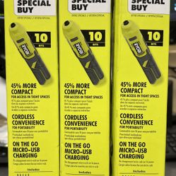 RYOBI 4 V Screwdriver Got 3 Left 15 Each