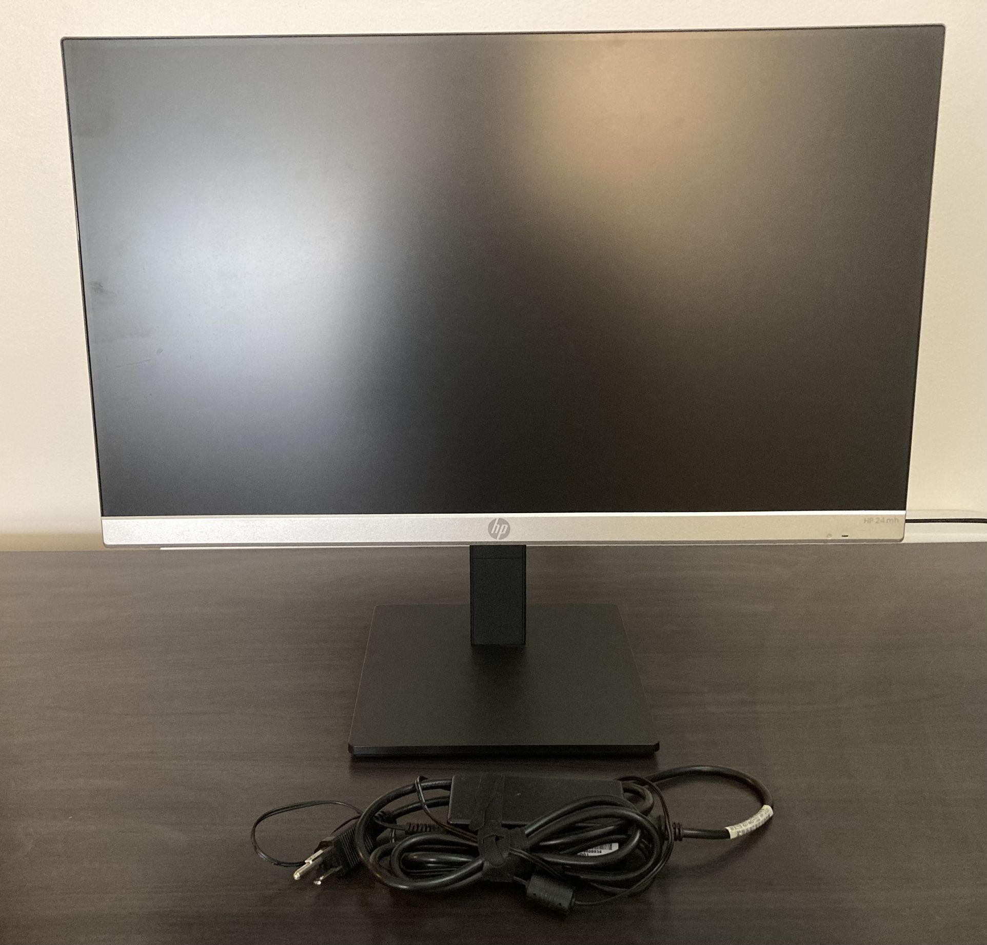 Black HP 24mh Computer Monitor 23.8-Inch