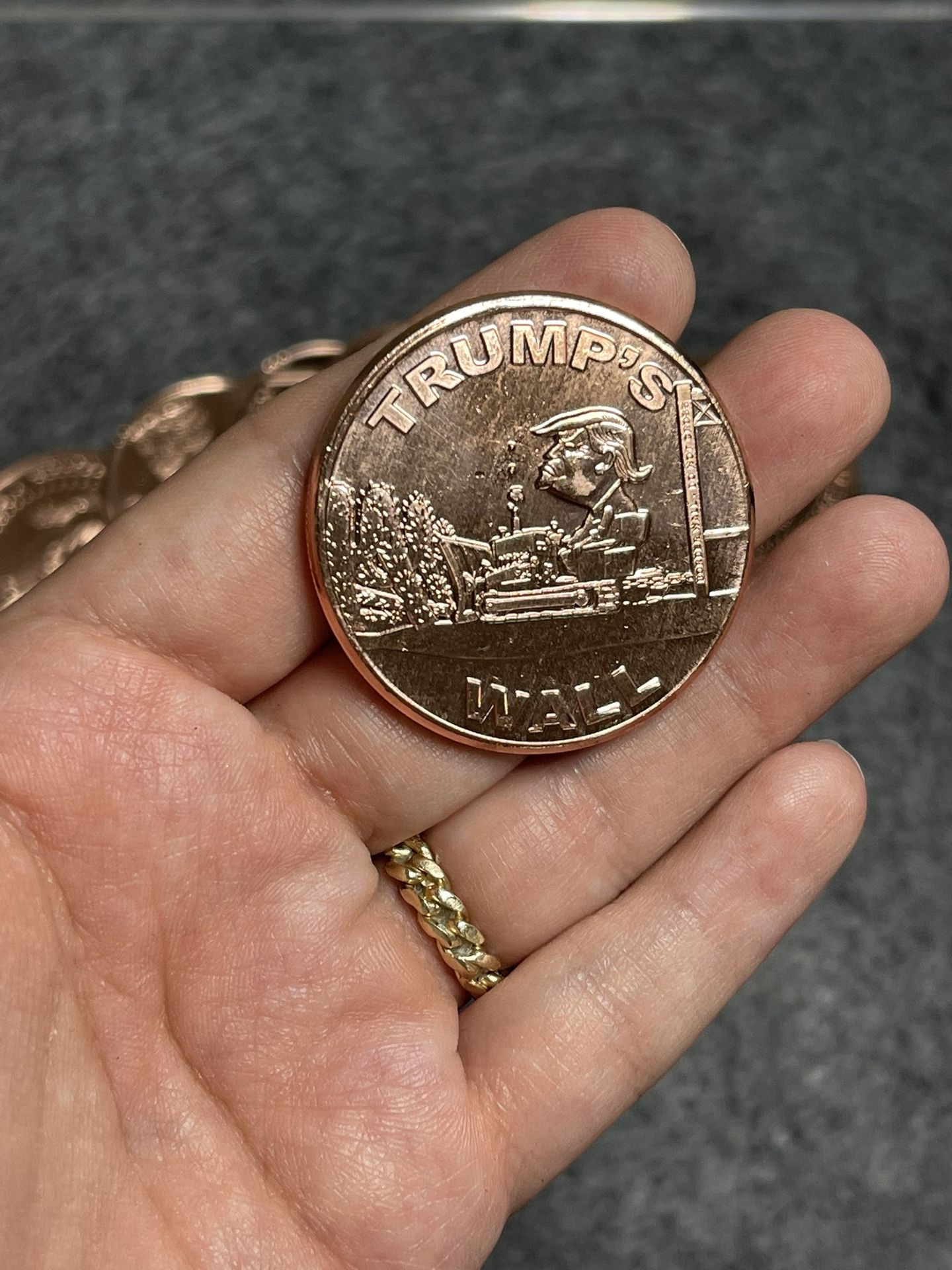 Trumps Wall 1oz Of Copper