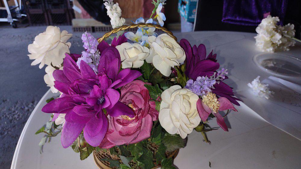 Purple shades Of Floral Arrangments