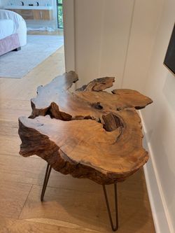 Wooden Statement Coffee Table