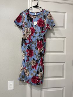 Pink Blush Maternity Dress