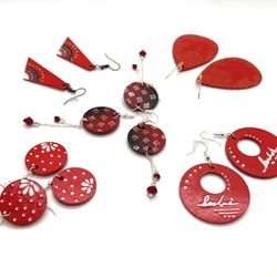 Holiday SALE!!! Handmade Jewelry In Christmas Colors - A Special Addition To Your Christmas Gifts