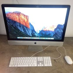 Apple iMac 27" (Mid 2011). Core i5 @ 2.70GHz. 8GB RAM. 1TB HDD. El Capitan. Office 2011