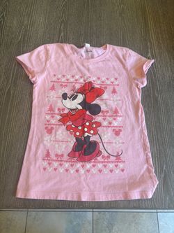 Kids Mini Mouse shirt L 10-12 100% cotton