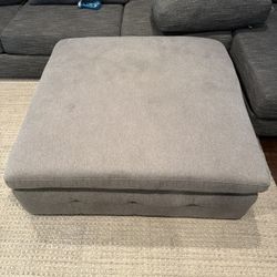 45” Square Upholstered Ottoman 