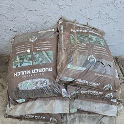 Brown Rubber Mulch