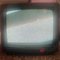 Vintage Sharp Linetron CRT TV – Works – Retro Gaming / VHS