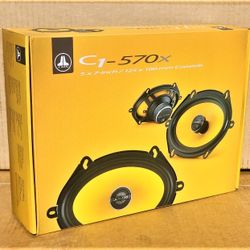 JL Audio Evolution C1 Series Car Speakers Set 5x7" 2-Way Coaxial Speaker System 225 Watt C1-570X 🚨 Payment Options Available 🚨 No Credit Needed 🚨 