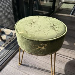 New Vintage yet Modern Stool or Ottoman 