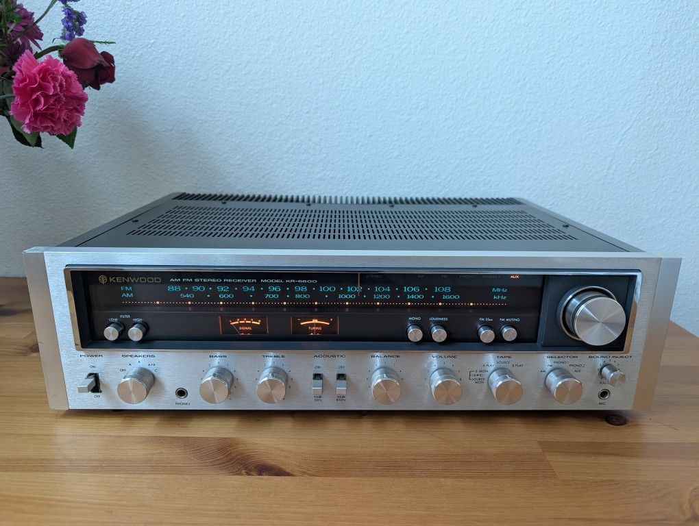 Kenwood KR-6600 Receiver HiFi Stereo Vintage Home Audio Japan Phono