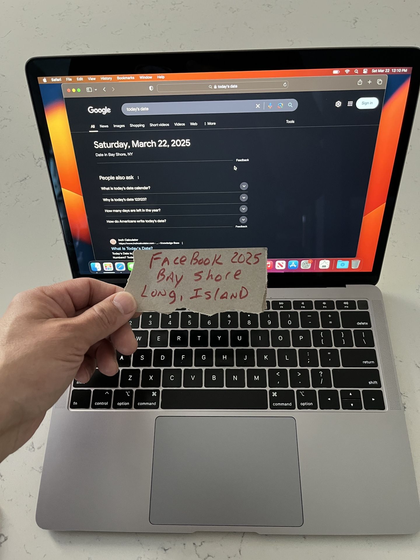 Macbook Air 2019 13" in Great Neck or Bay Shore Long Island