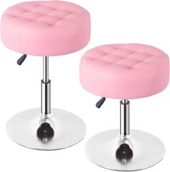 New Pink Adjustable Stool vanity salon desk etc