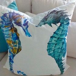 Seahorse pillow