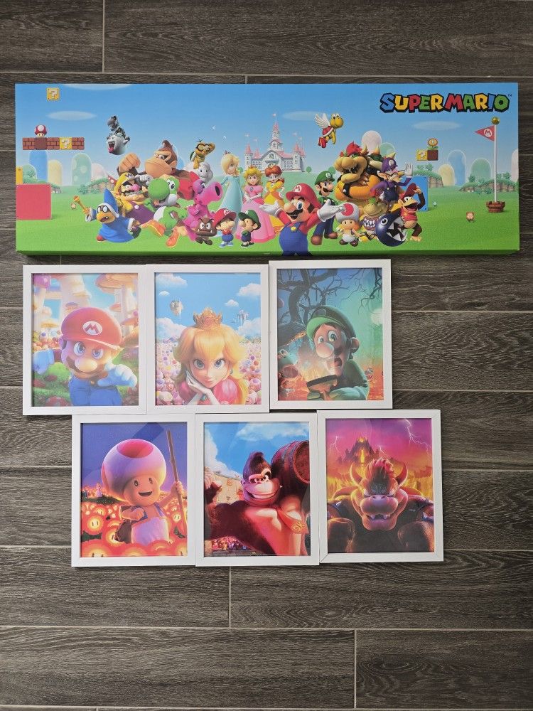Super Mario Decor Lot