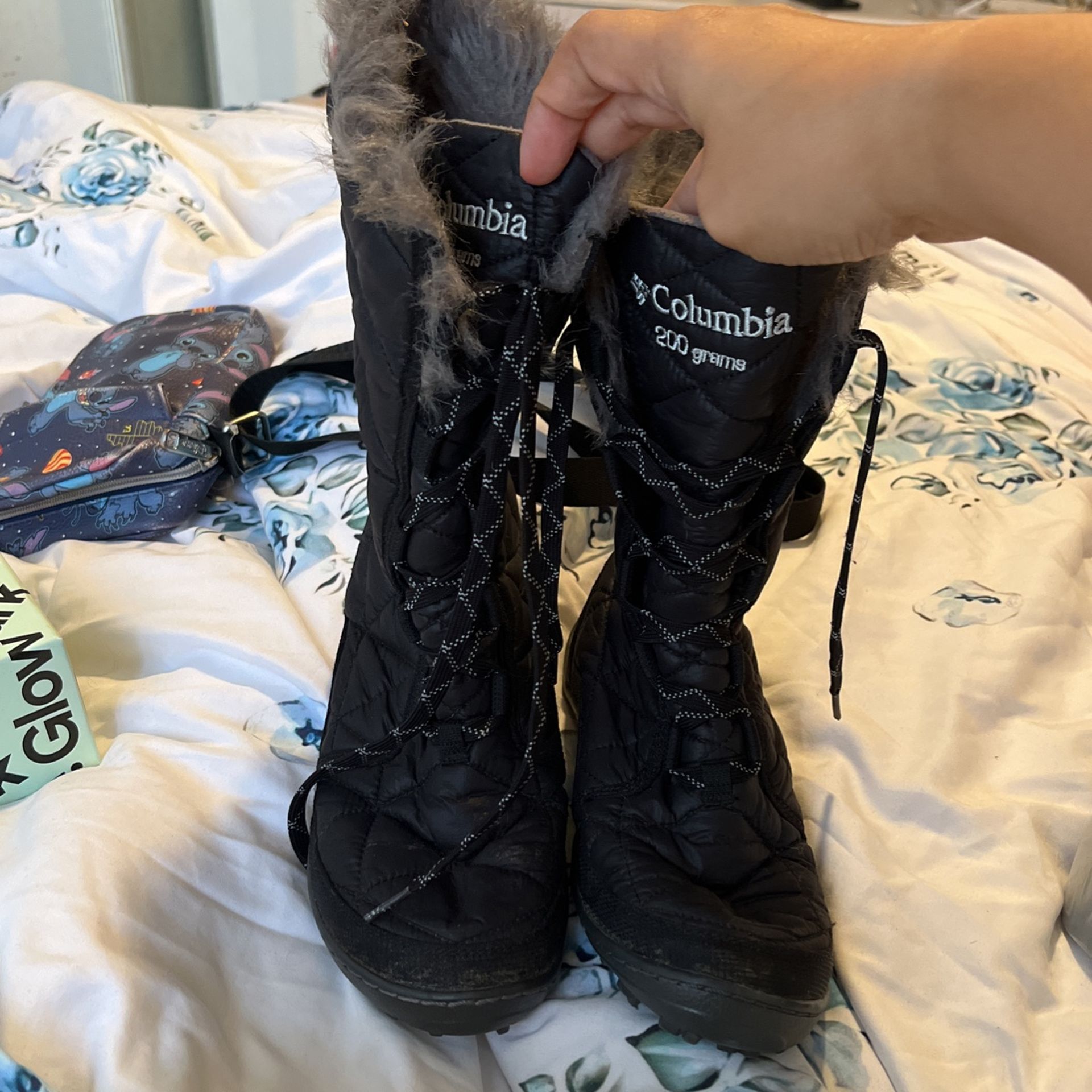 Columbia Black Boots For Snow Or Hiking 6.5