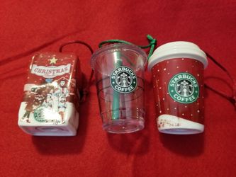 Starbucks 2007 ornaments