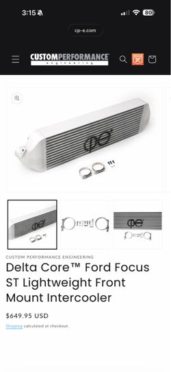 CPE Focus ST Lightweight Intercooler