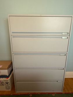 Storwall Lateral File Cabinet. 48 x 18 x 64”