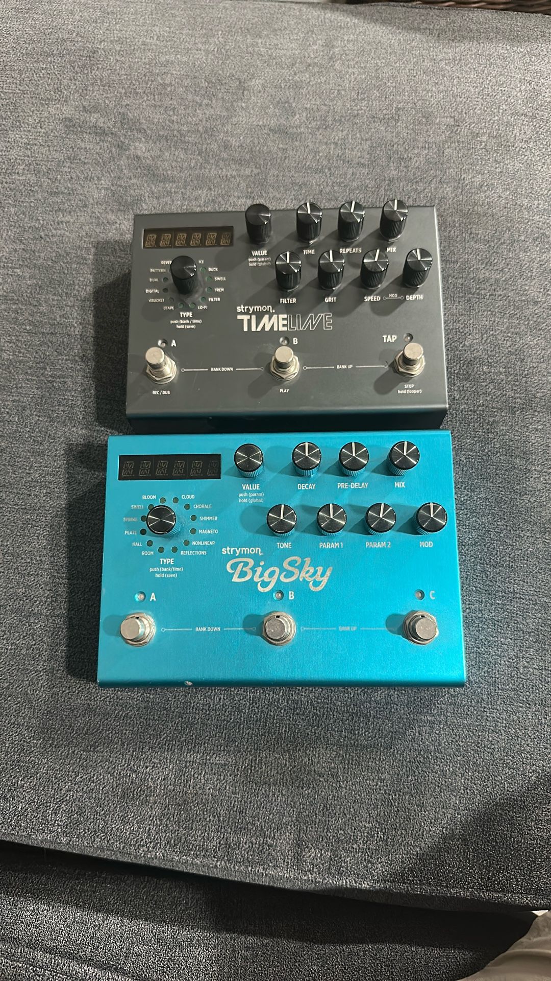 Strymon Big sky 1st Gen Reverb Pedal And Timeline Delay
