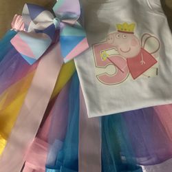 Peppa Pig 5T Tutu Outfit