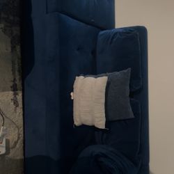 Blue Sectional Couch 