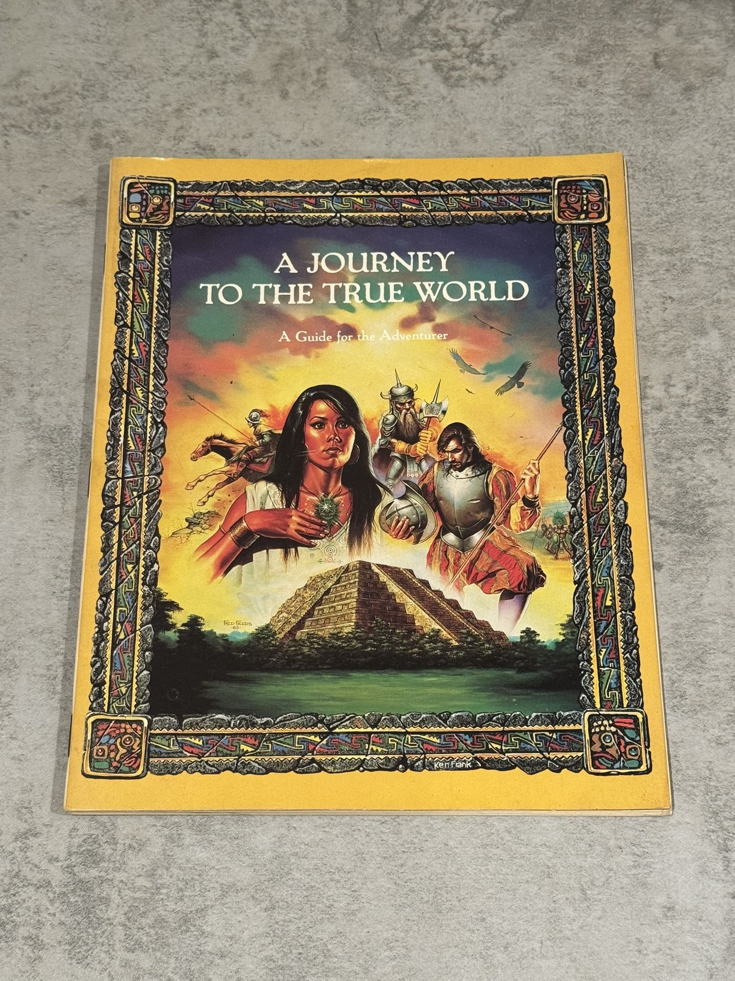 Dungeons & Dragons D&D "A Journey To The True World" Book Only (2nd Ed., 1991)