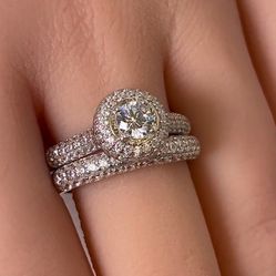 Womens Cathedral Wedding Set Szs 4-12 SS