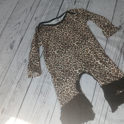 Baby Girl Leopard Outfit (6-12M)