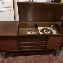 Vintage record player